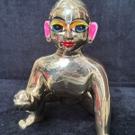 Laddu Gopal Ji 10No. Brass (Eye Painted)