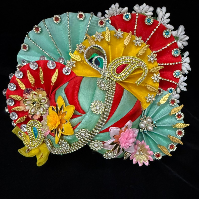 Laddu Gopal Pagdi 12 No.(Jari Pagdi)