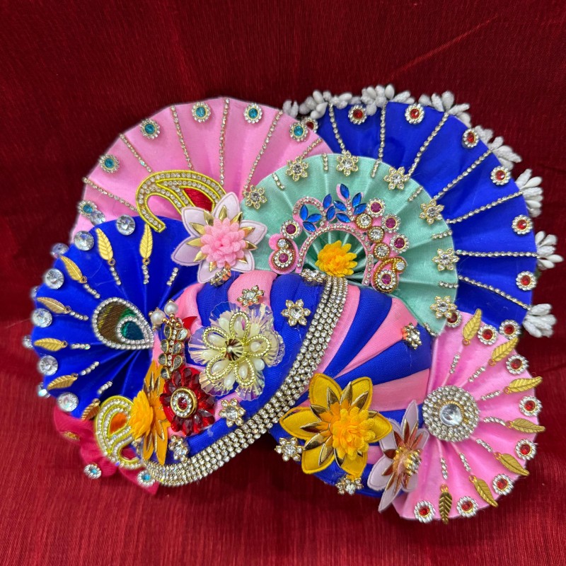 Laddu Gopal Pagdi 16no.(Jari Pagdi)