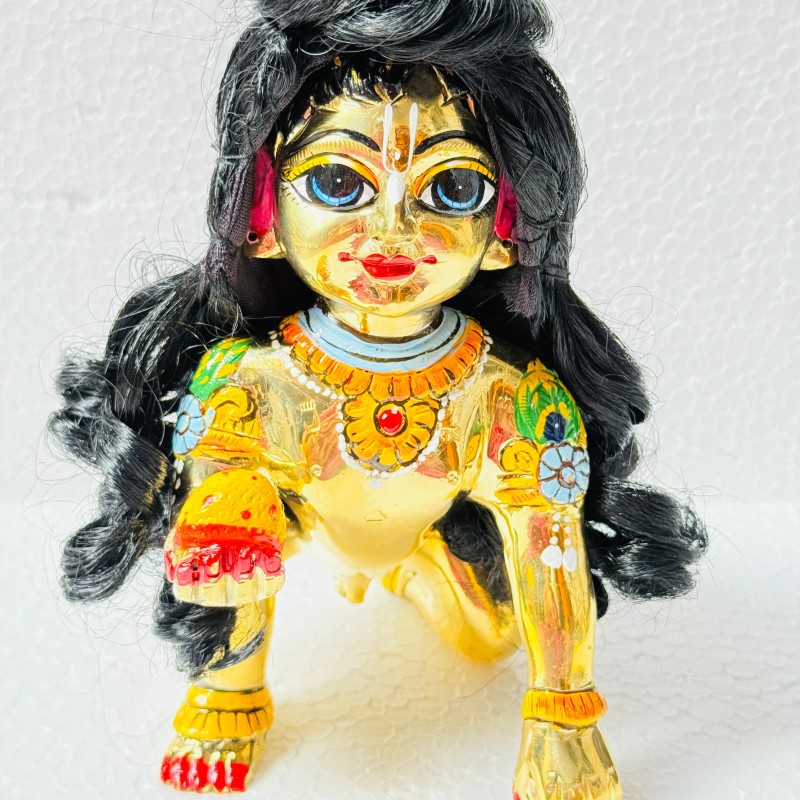 Laddu Gopal Curly Hair (Kesh) 10-16no