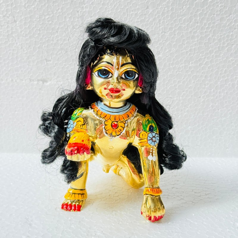 Laddu Gopal Curly Hair (Kesh) 10-16no