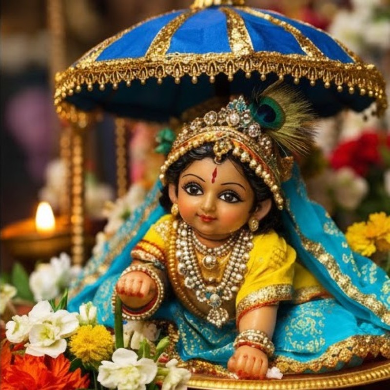 Daily Shringar Routine for Laddu Gopal