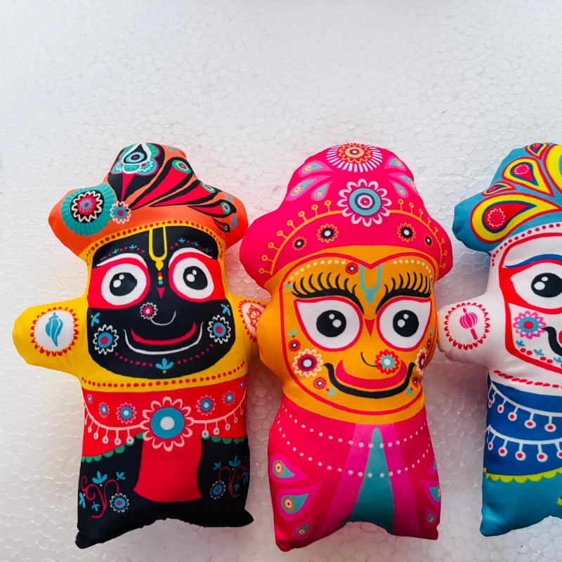 Jagganath Ji, Subhadra ,Baldev (Soft Toy)